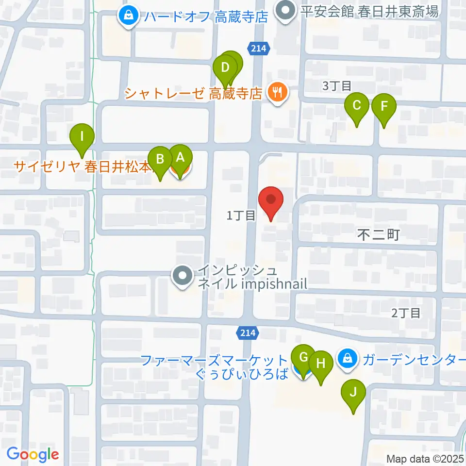 Bizen Works周辺のファミレス・ファーストフード一覧地図