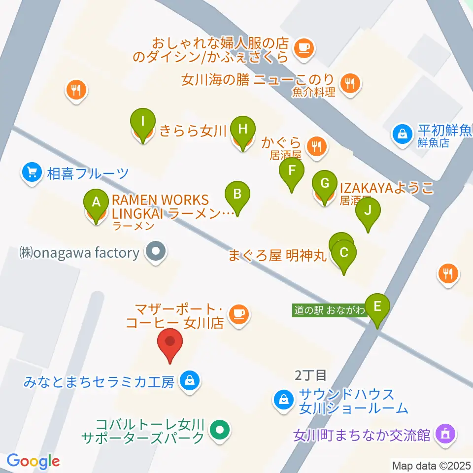 GLIDE周辺のファミレス・ファーストフード一覧地図