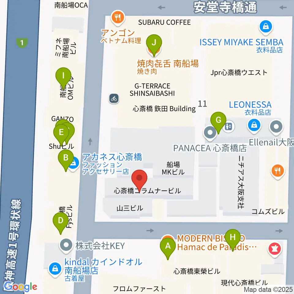 FUN HOUSE周辺のファミレス・ファーストフード一覧地図
