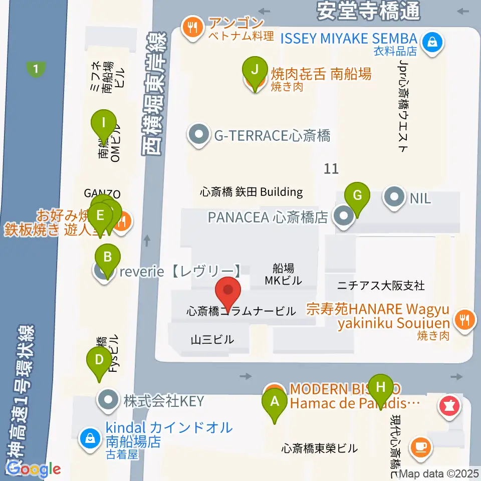 FUN HOUSE周辺のファミレス・ファーストフード一覧地図