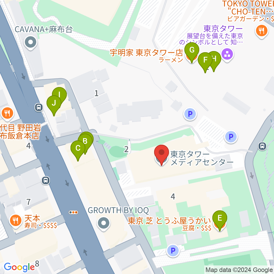 スターライズタワー周辺のファミレス・ファーストフード一覧地図