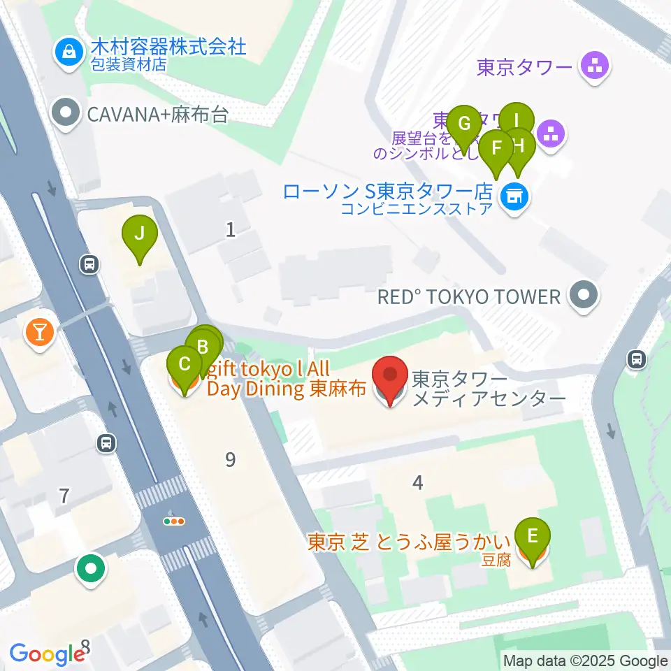 スターライズタワー周辺のファミレス・ファーストフード一覧地図