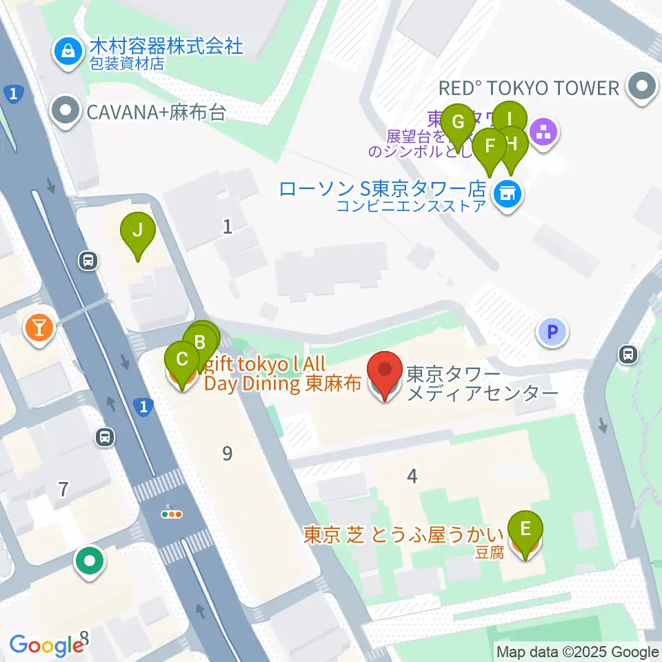 スターライズタワー周辺のファミレス・ファーストフード一覧地図