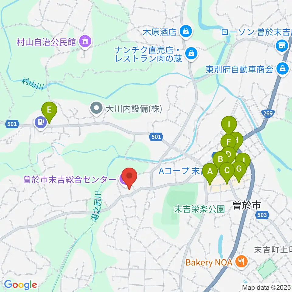 SOO Good FM周辺のファミレス・ファーストフード一覧地図
