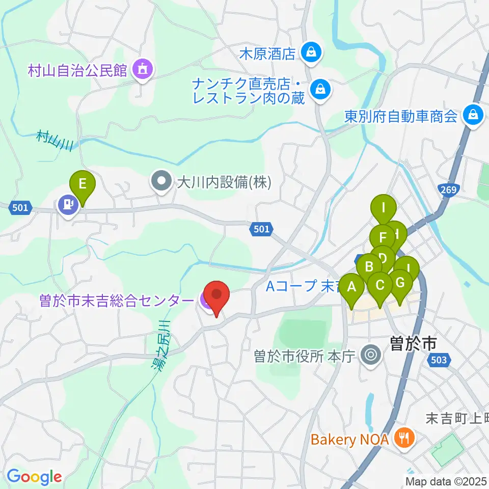SOO Good FM周辺のファミレス・ファーストフード一覧地図