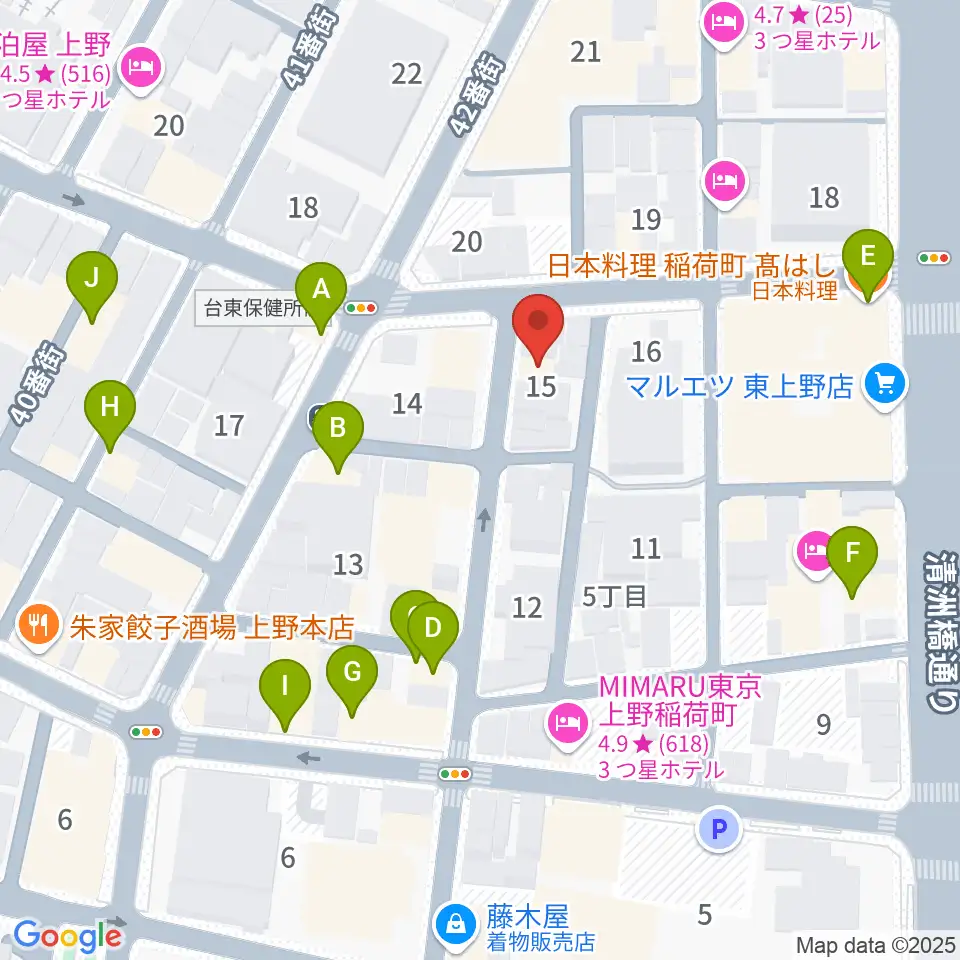 LOVERSION周辺のファミレス・ファーストフード一覧地図