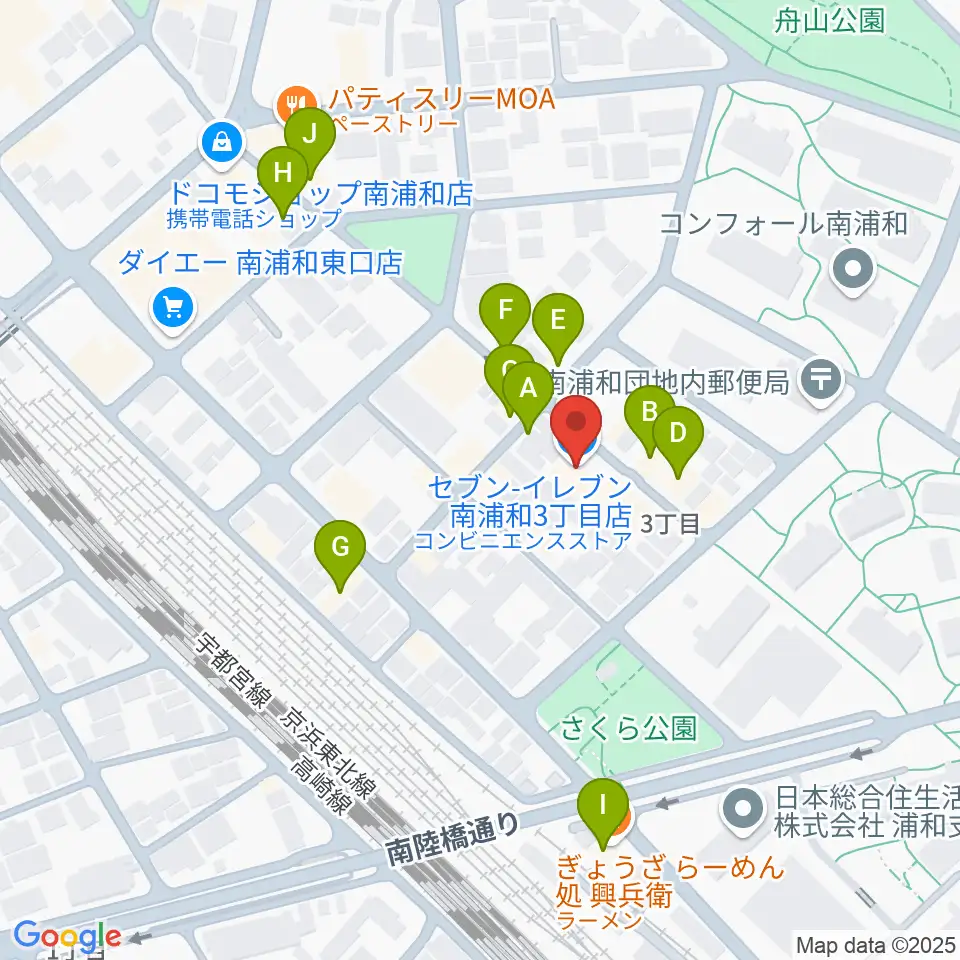 FREE SPACE ALIVE周辺のファミレス・ファーストフード一覧地図