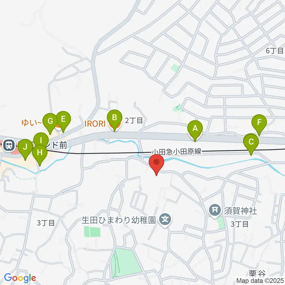 さわの Guitar Lab.周辺のファミレス・ファーストフード一覧地図