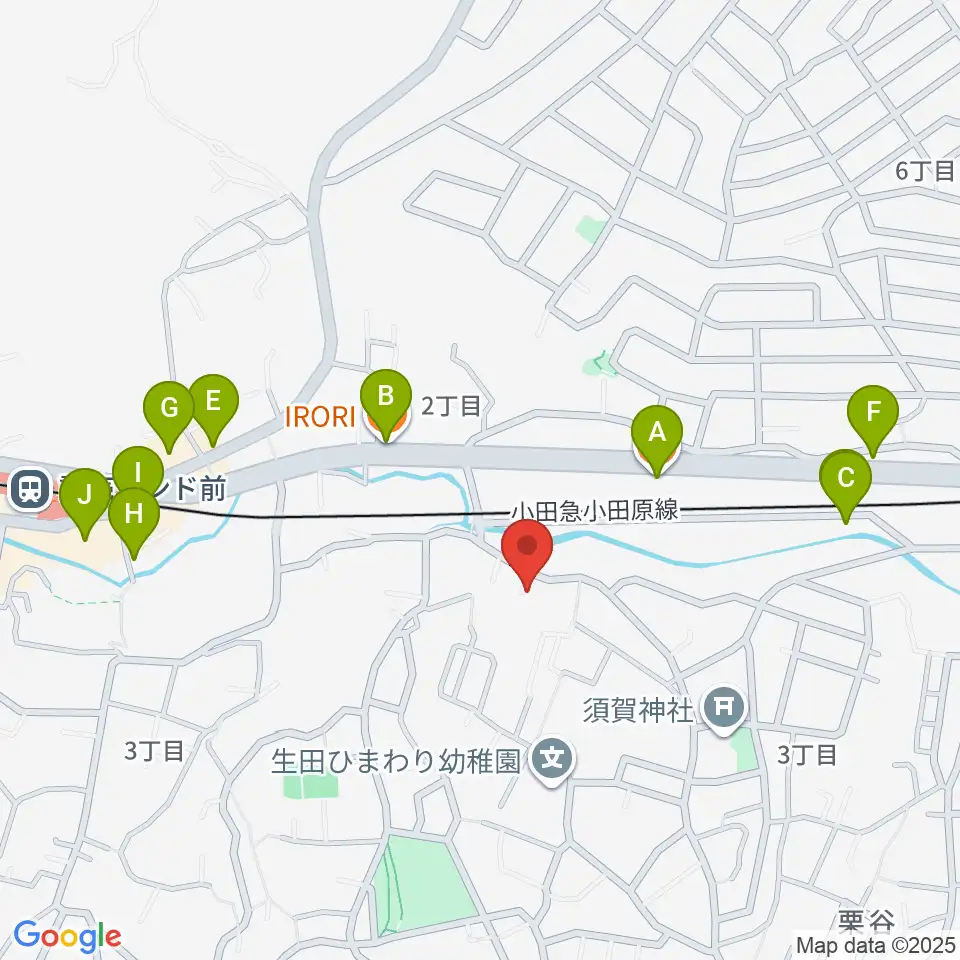 さわの Guitar Lab.周辺のファミレス・ファーストフード一覧地図