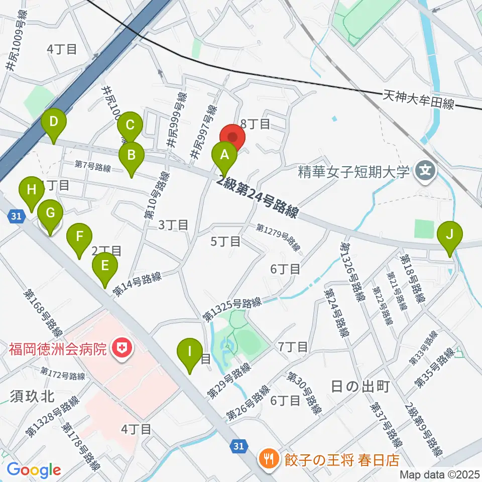studio smile sounds周辺のファミレス・ファーストフード一覧地図