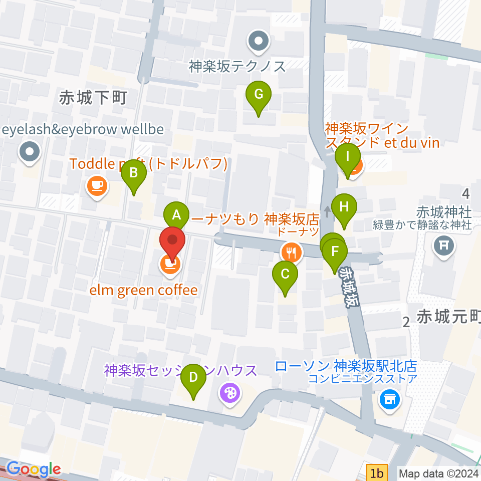 大洋レコード周辺のファミレス・ファーストフード一覧地図