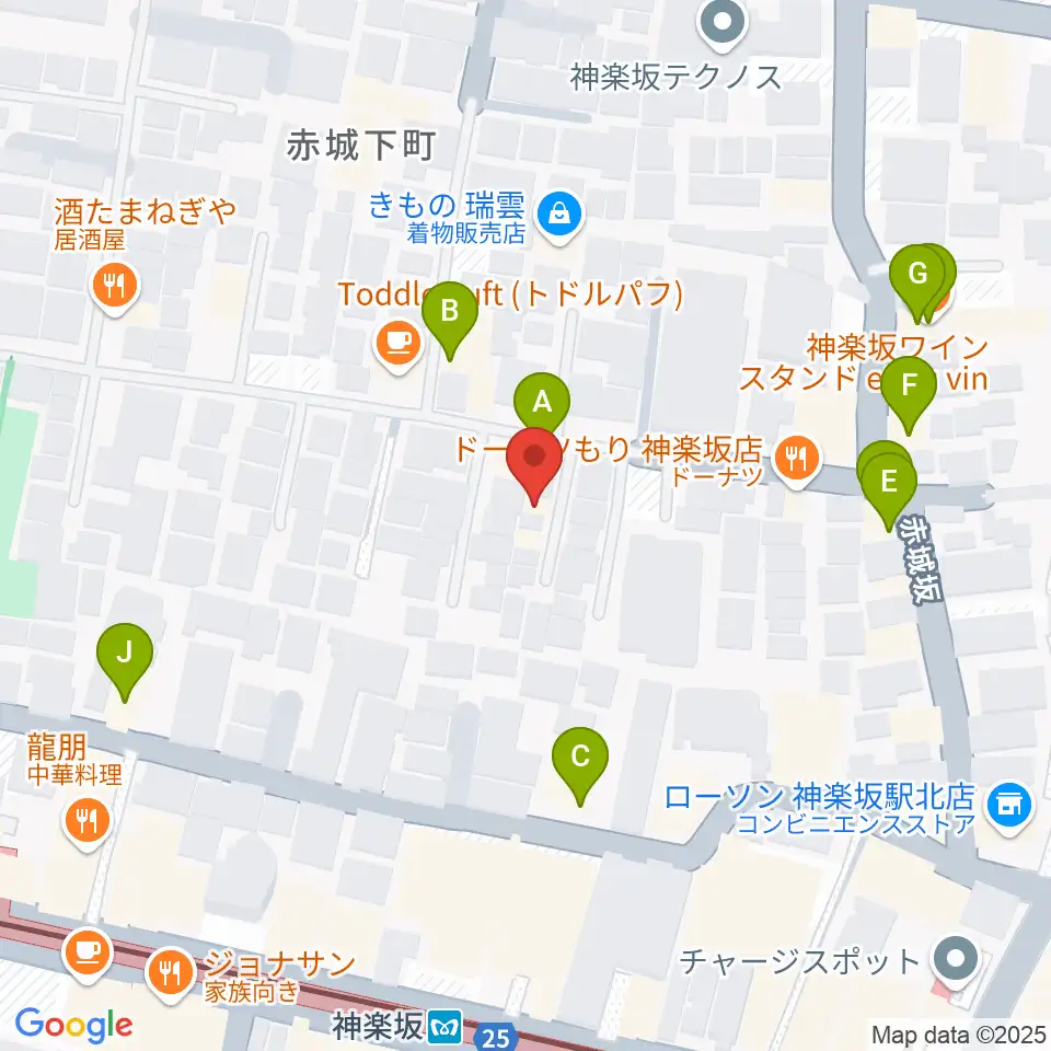 大洋レコード周辺のファミレス・ファーストフード一覧地図