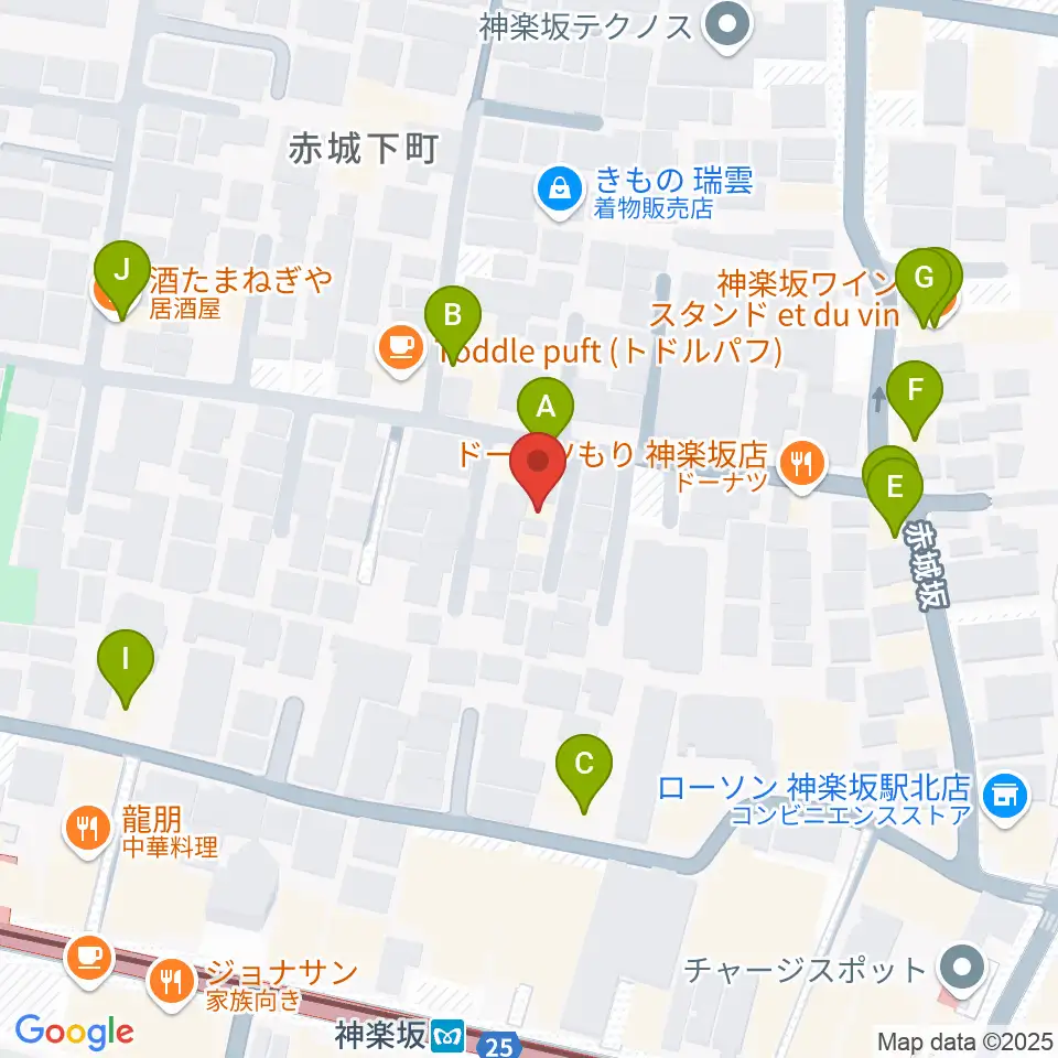 大洋レコード周辺のファミレス・ファーストフード一覧地図