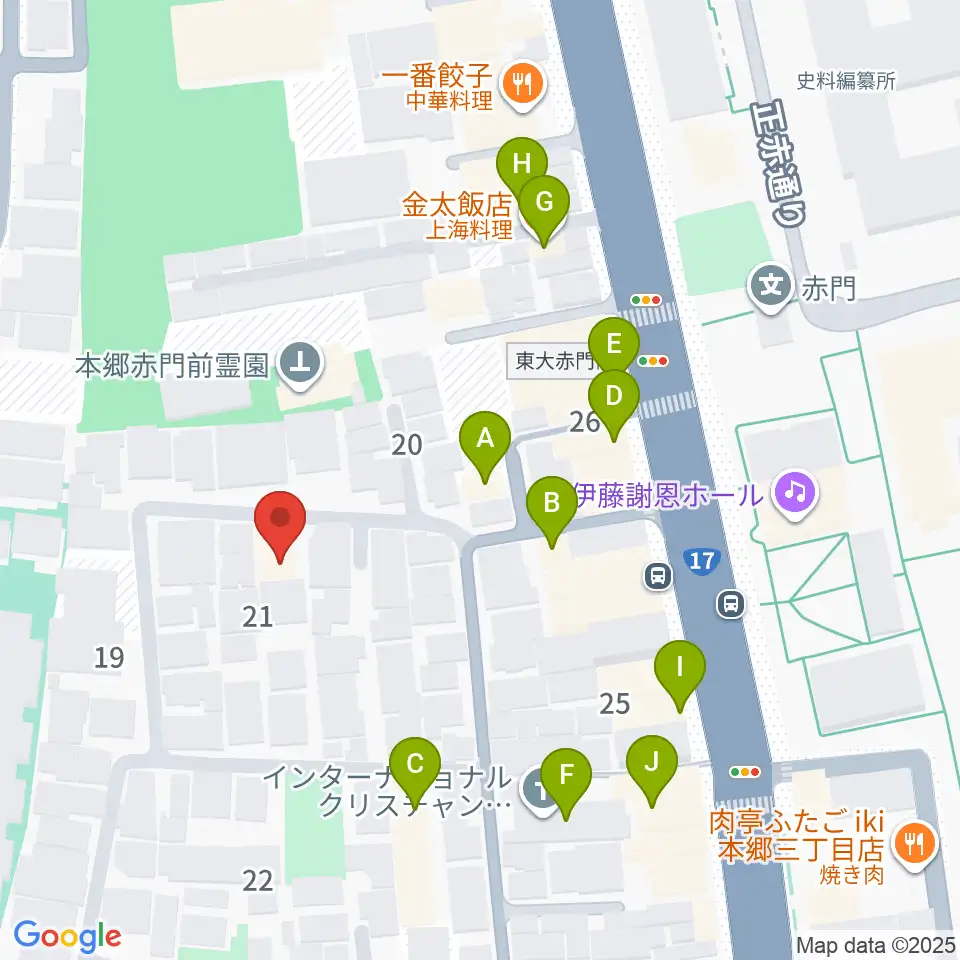 グランデスオノ周辺のファミレス・ファーストフード一覧地図