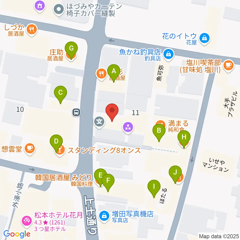 Studio Portrait周辺のファミレス・ファーストフード一覧地図