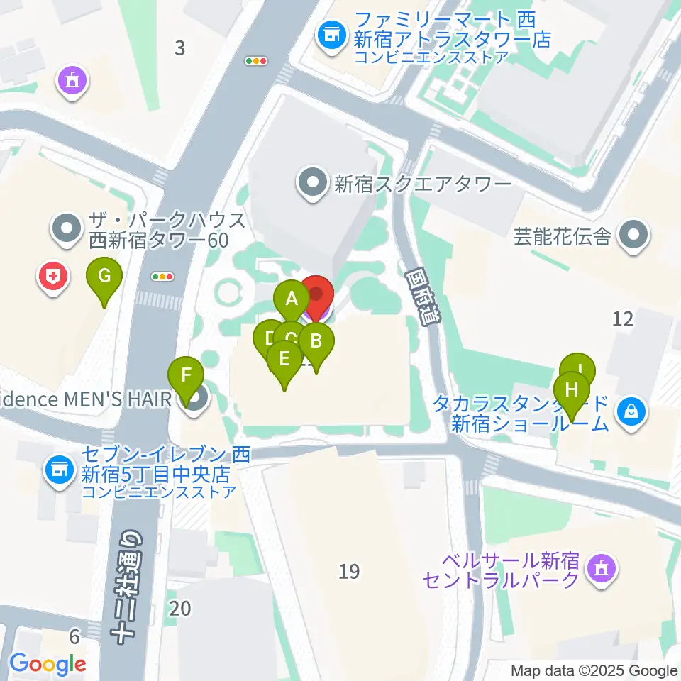ガルバホール周辺のファミレス・ファーストフード一覧地図