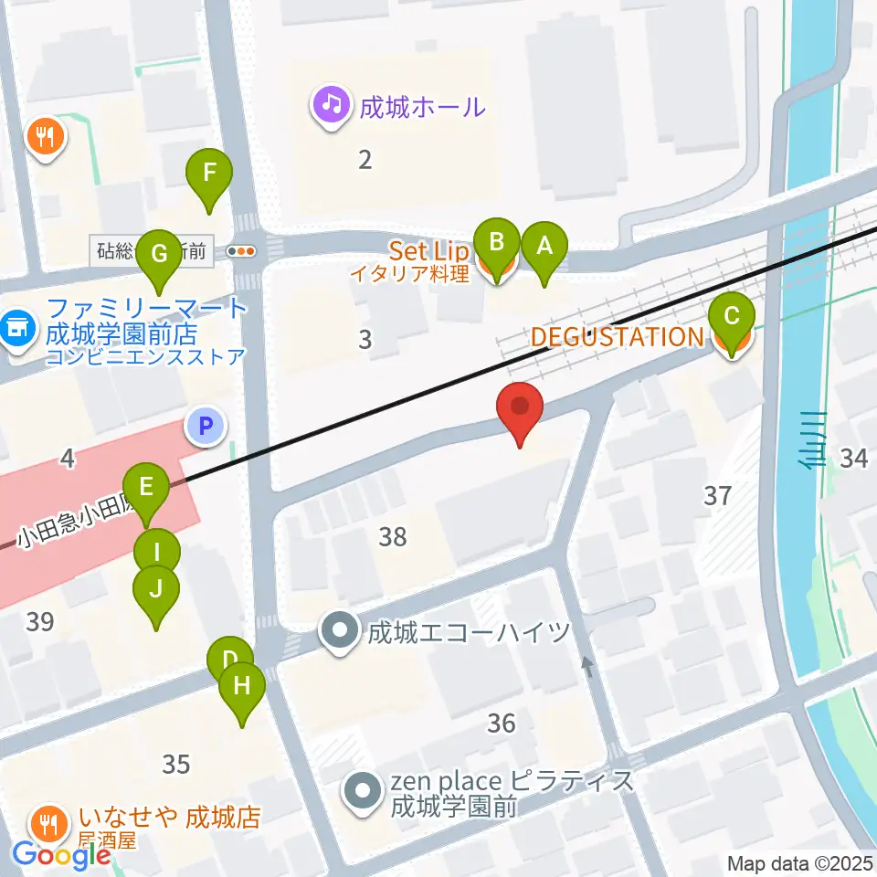アトリエ第Q藝術周辺のファミレス・ファーストフード一覧地図