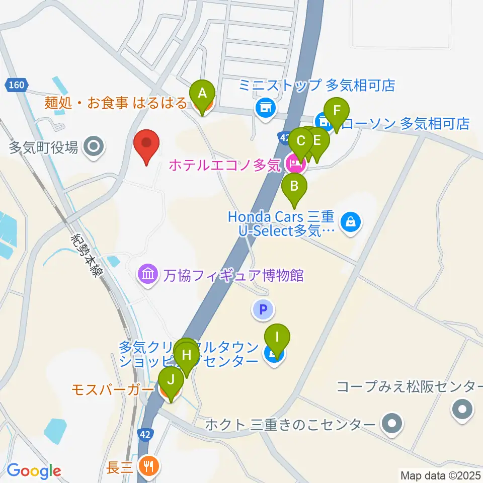 BANKYO文化会館周辺のファミレス・ファーストフード一覧地図