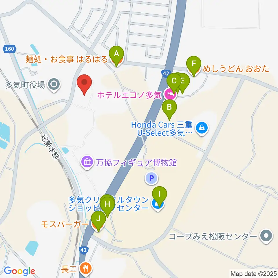 BANKYO文化会館周辺のファミレス・ファーストフード一覧地図