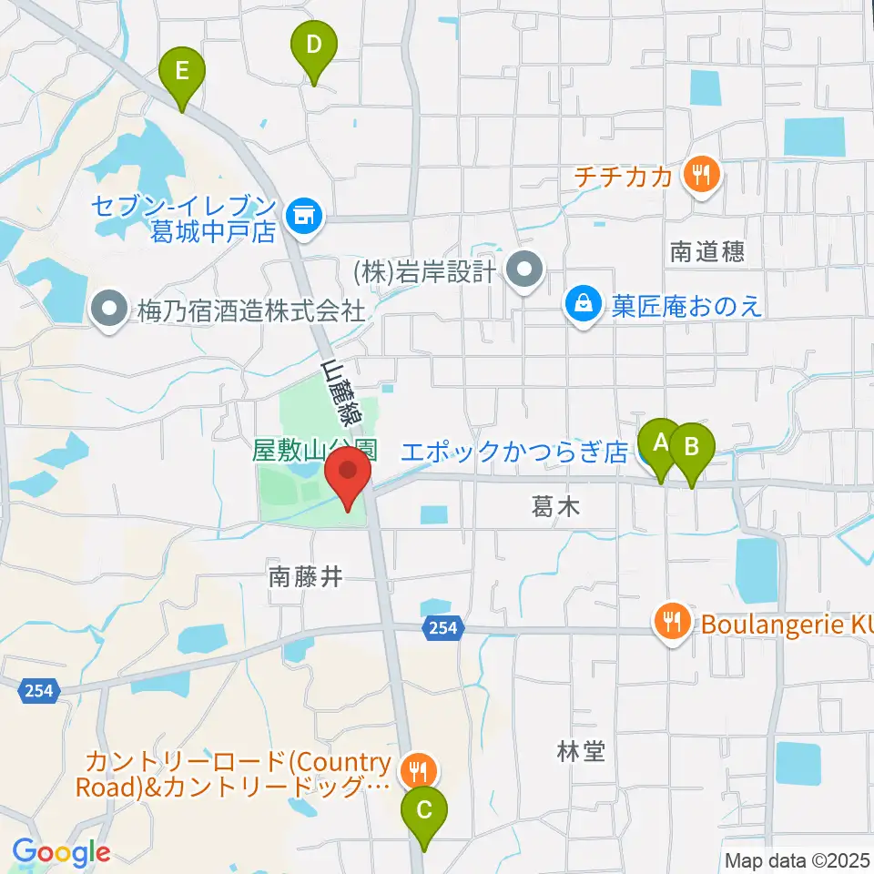新庄文化会館マルベリーホール周辺のファミレス・ファーストフード一覧地図