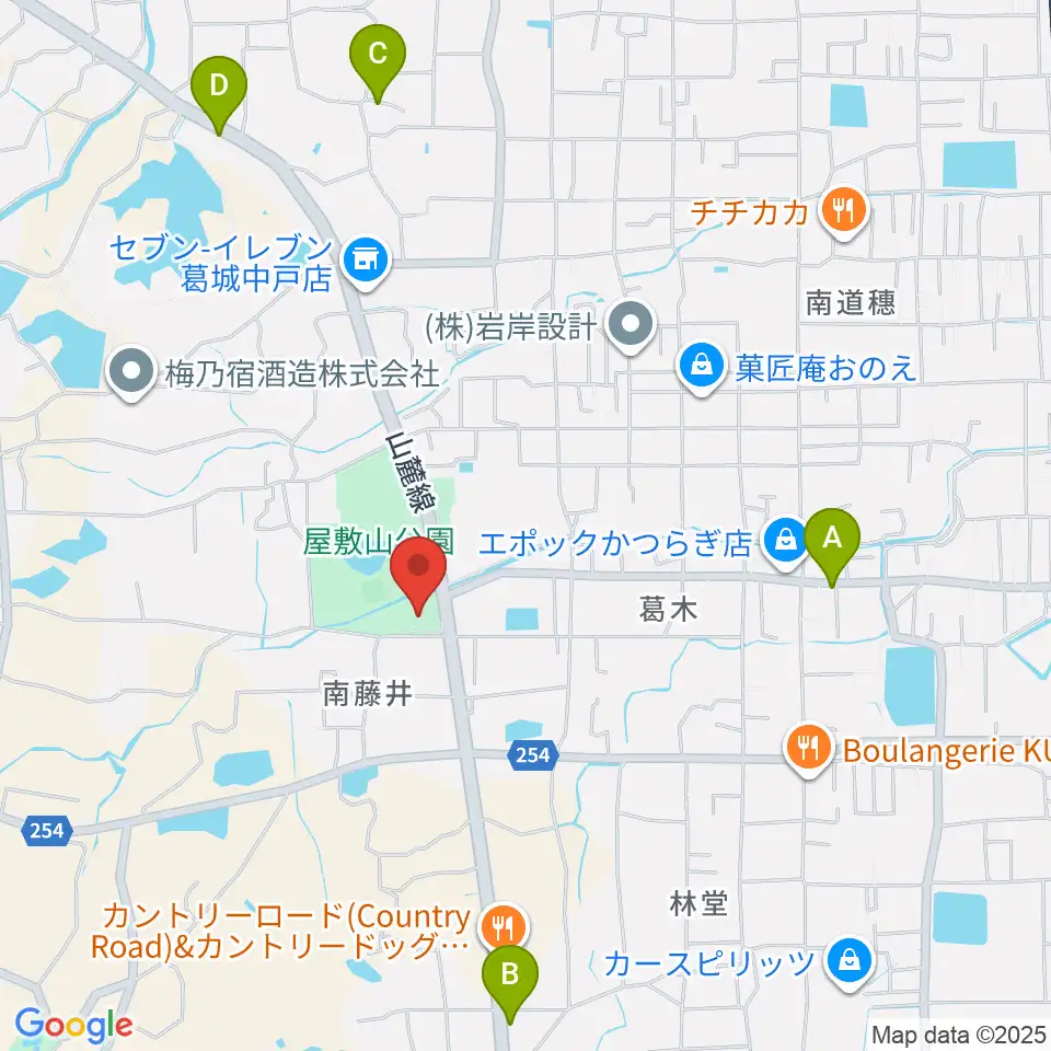 新庄文化会館マルベリーホール周辺のファミレス・ファーストフード一覧地図