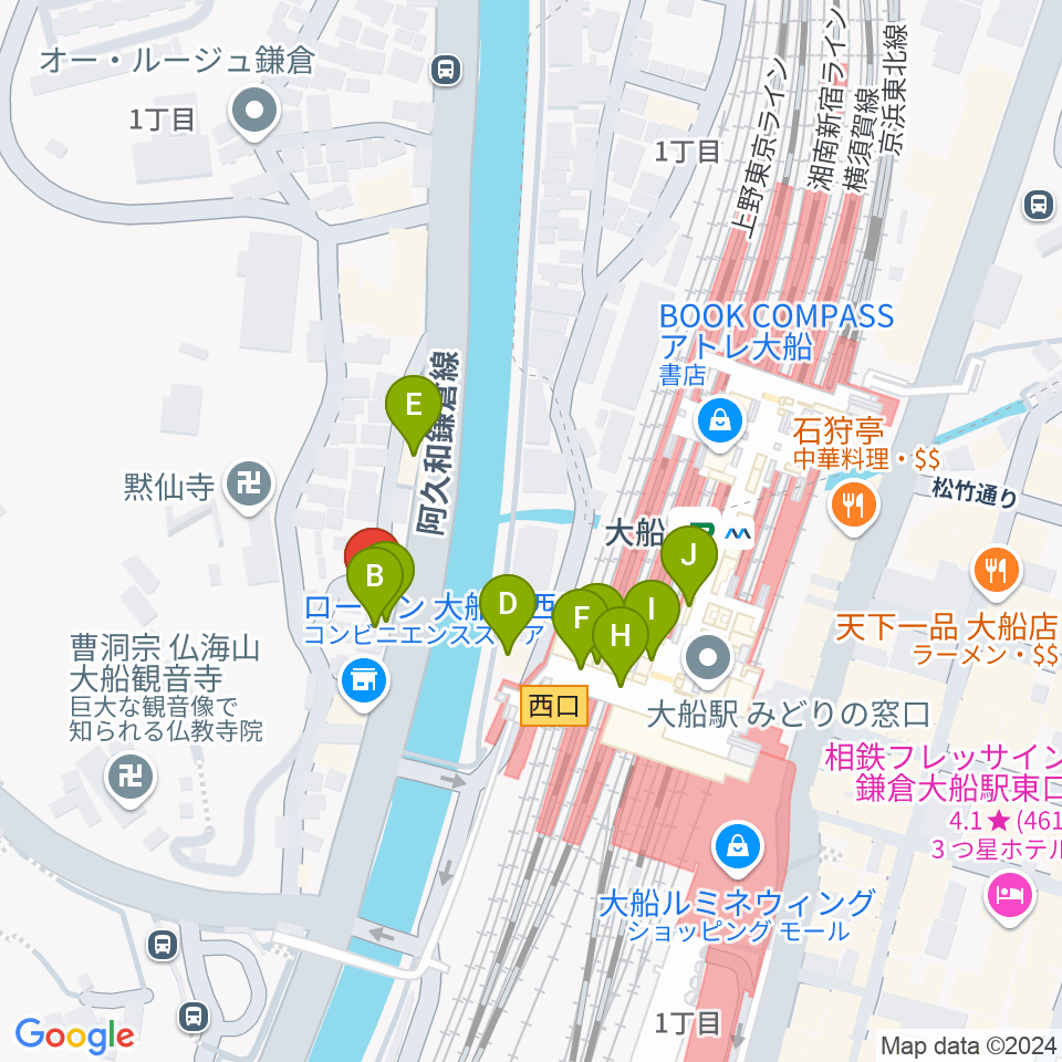 BAR takeya周辺のファミレス・ファーストフード一覧地図