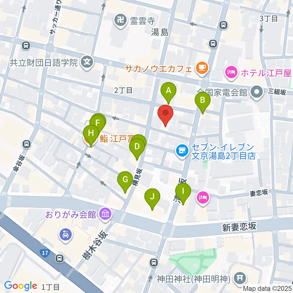スチュディオ・トリアノン周辺のファミレス・ファーストフード一覧地図