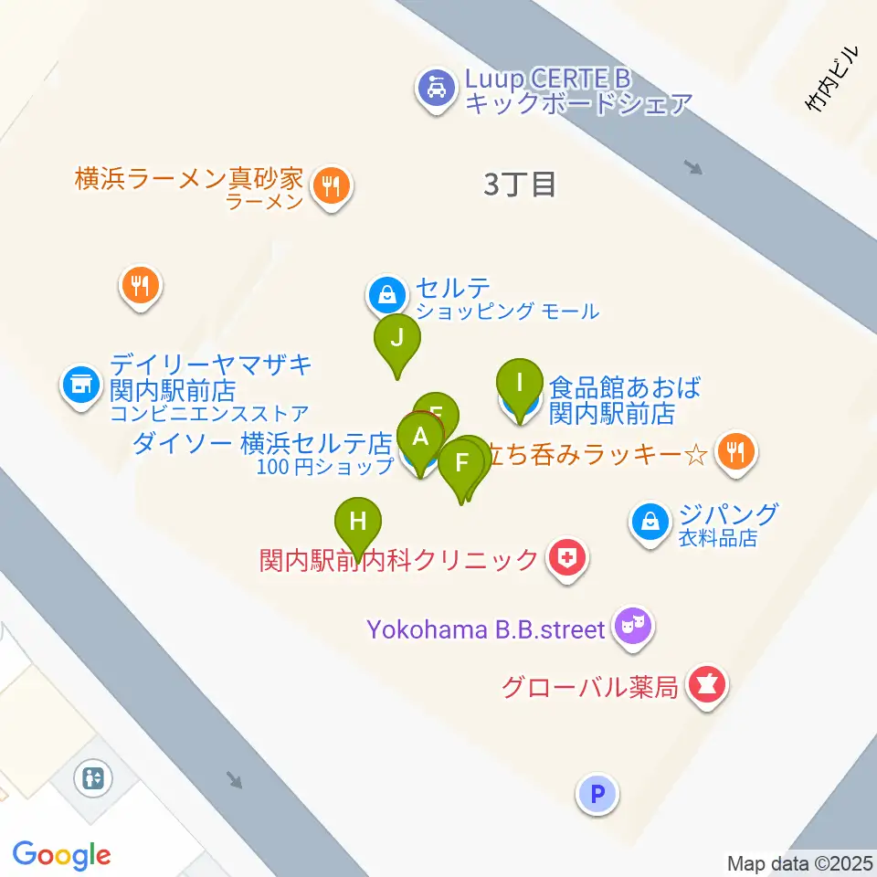 月桃荘スタジオ周辺のファミレス・ファーストフード一覧地図