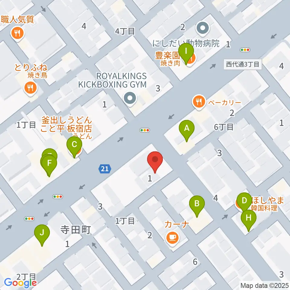 KOBEらぼポルカ周辺のファミレス・ファーストフード一覧地図