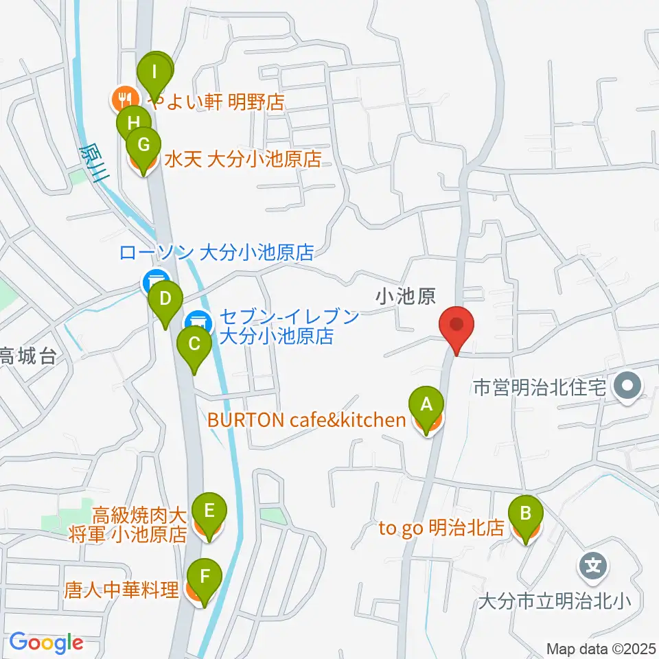 261サヴォイスタジオ周辺のファミレス・ファーストフード一覧地図
