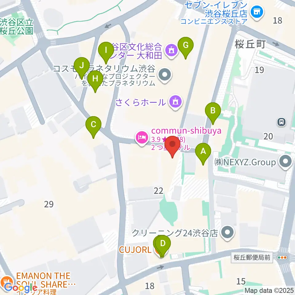 羽田弦ヴァイオリンズ周辺のファミレス・ファーストフード一覧地図