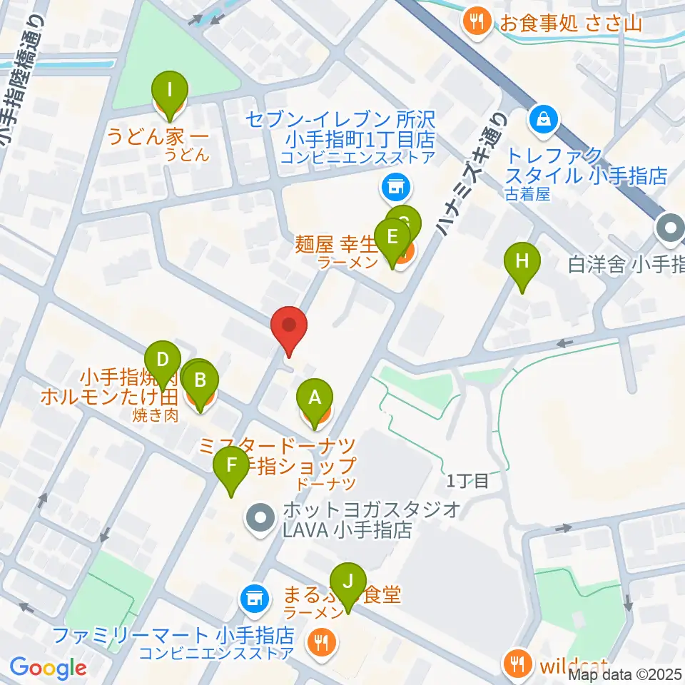 Sound Base KiTi周辺のファミレス・ファーストフード一覧地図