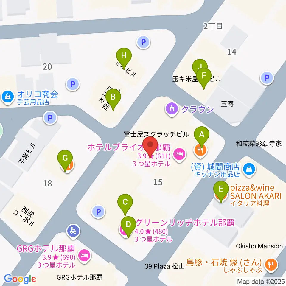 ドラムショップハル周辺のファミレス・ファーストフード一覧地図