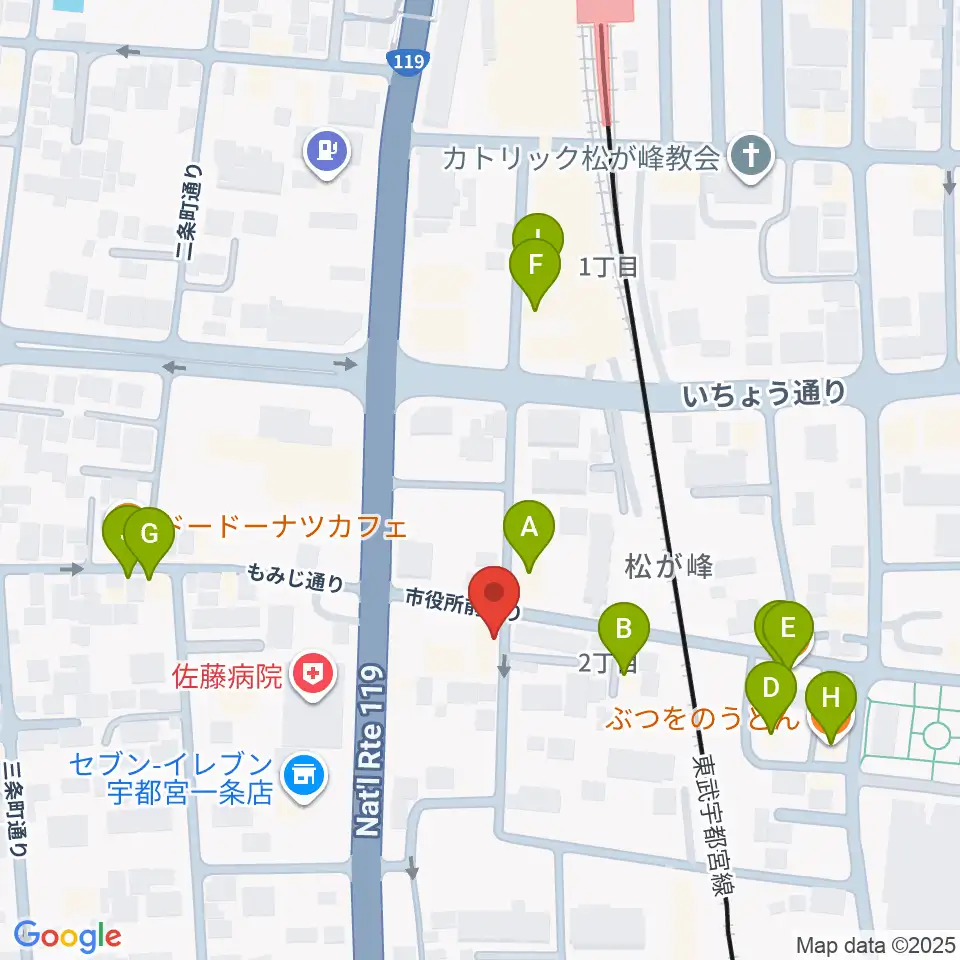 デラックスレコード周辺のファミレス・ファーストフード一覧地図