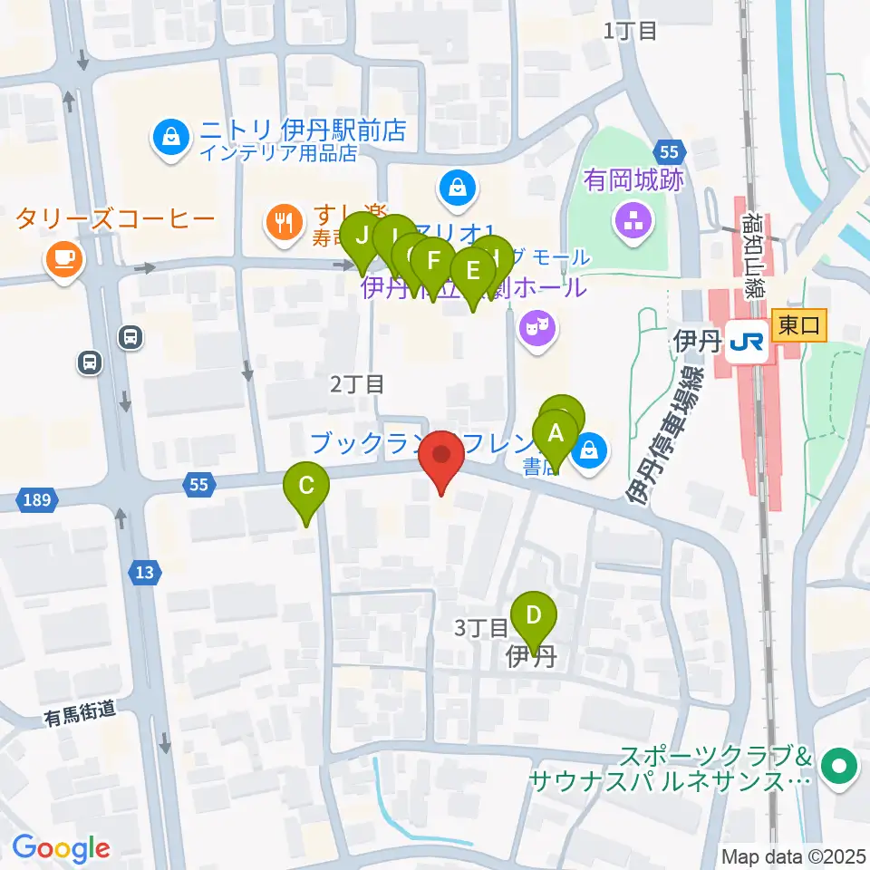 K's lore（ケーズロア）周辺のファミレス・ファーストフード一覧地図