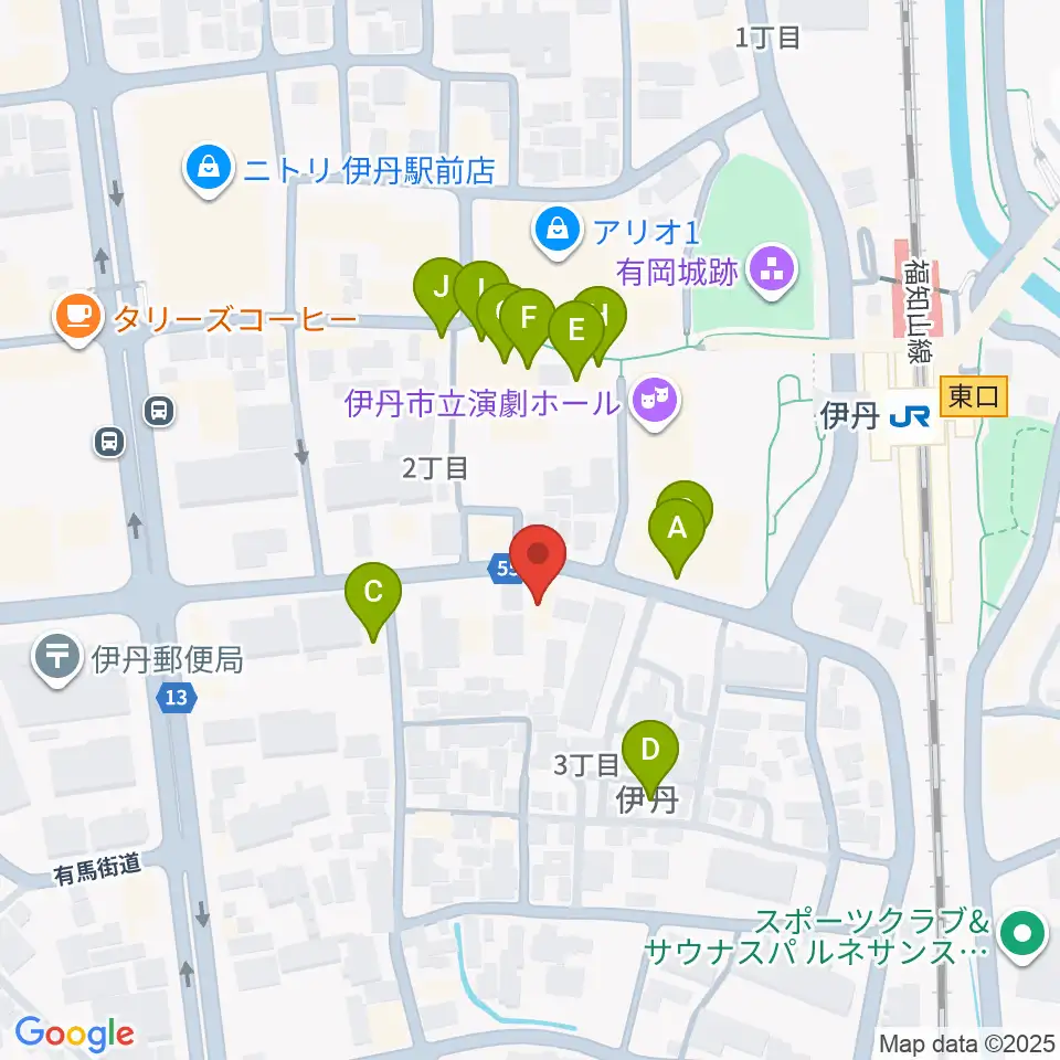 K's lore（ケーズロア）周辺のファミレス・ファーストフード一覧地図
