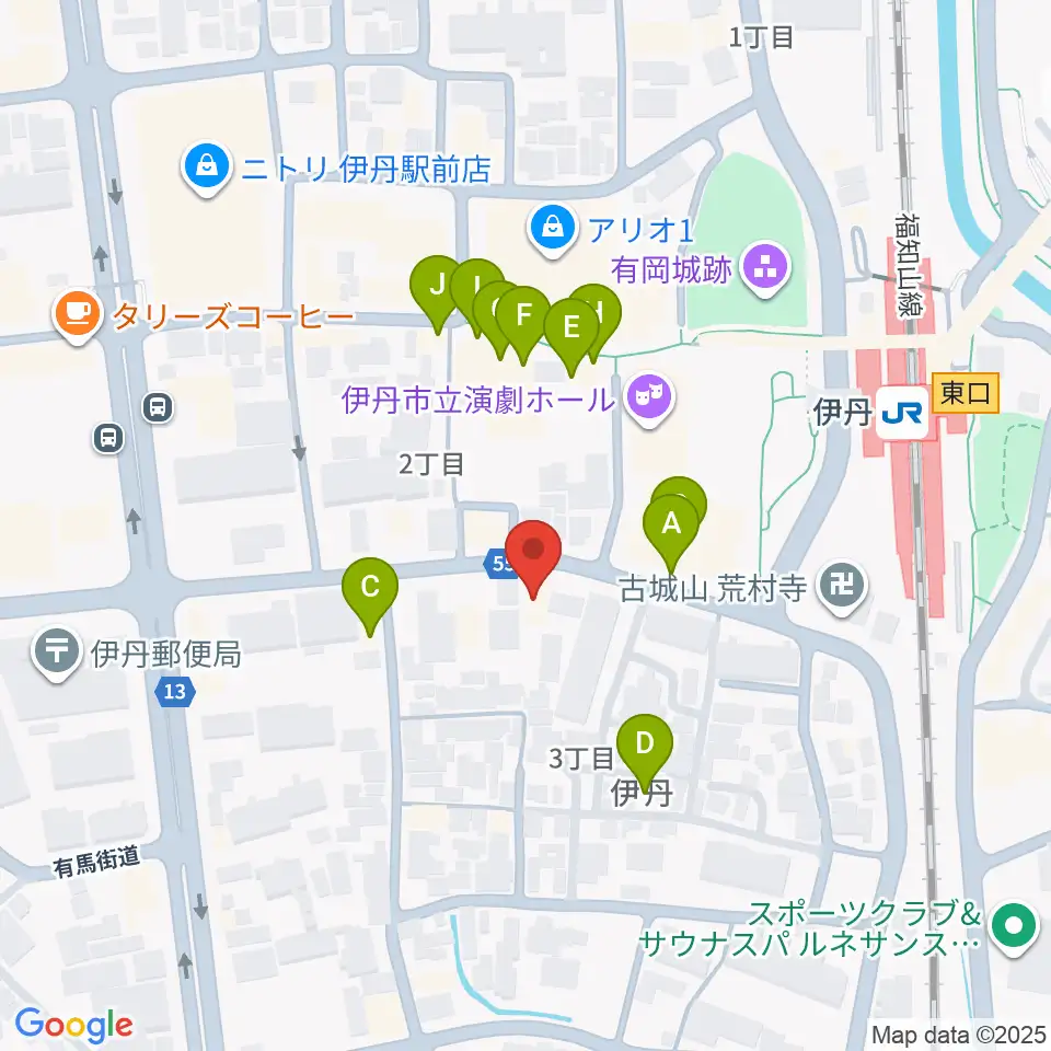 K's lore（ケーズロア）周辺のファミレス・ファーストフード一覧地図