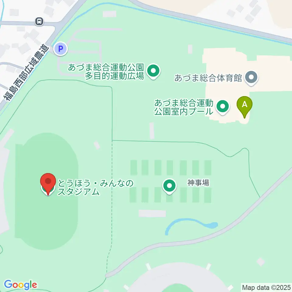 とうほう・みんなのスタジアム周辺のファミレス・ファーストフード一覧地図
