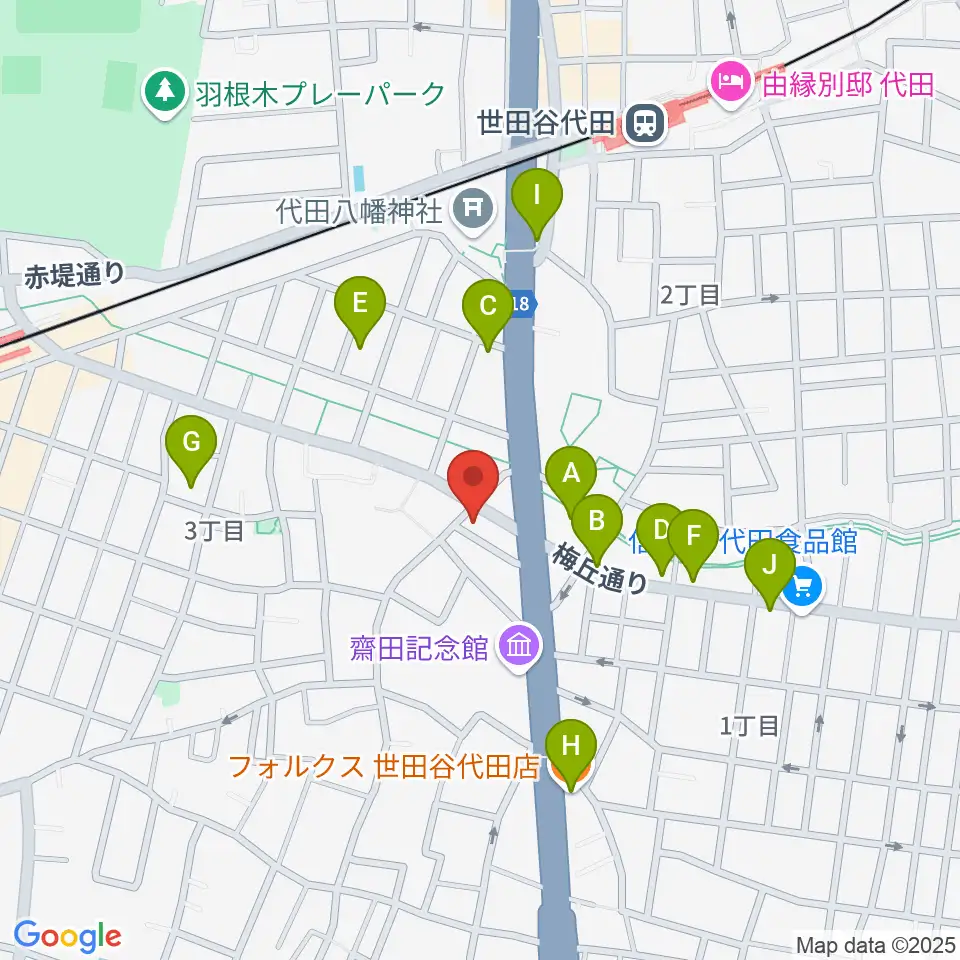 big turtle STUDIOS周辺のファミレス・ファーストフード一覧地図