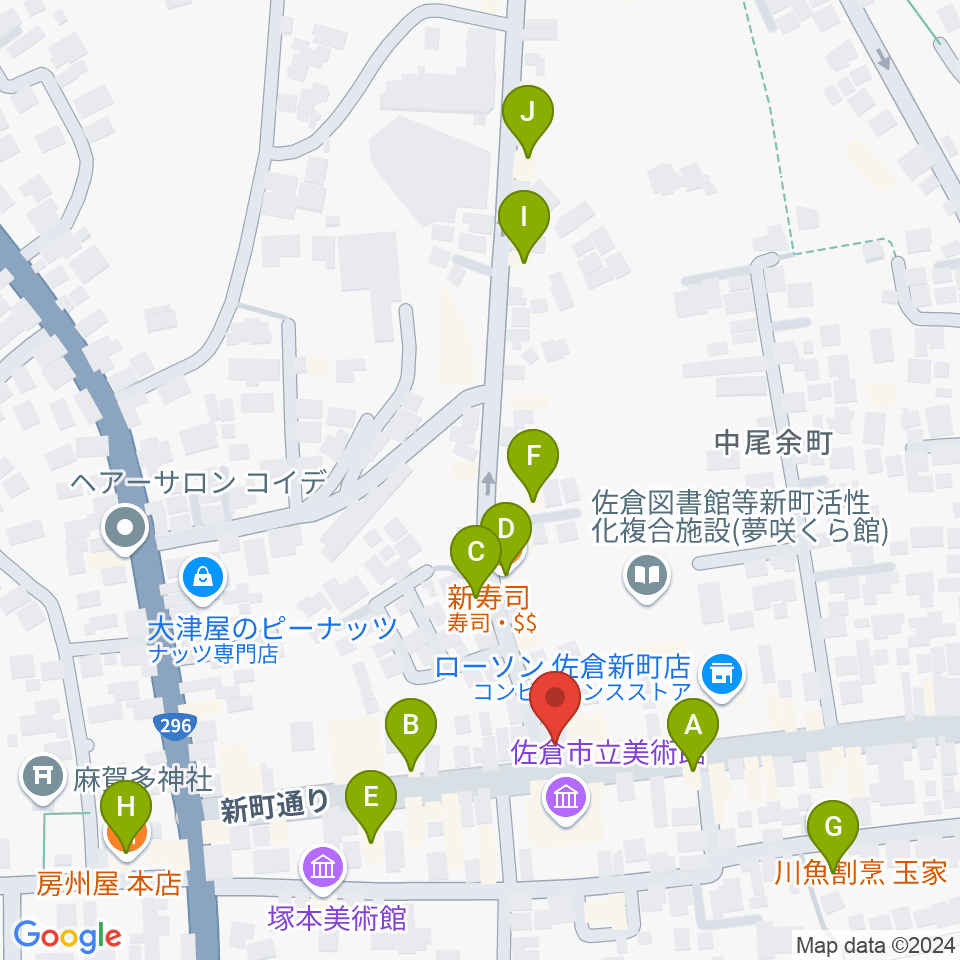 セイント・ディー周辺のファミレス・ファーストフード一覧地図