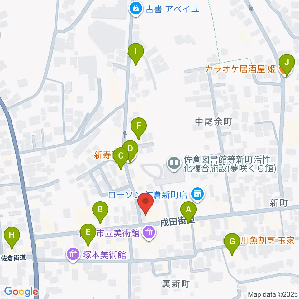 セイント・ディー周辺のファミレス・ファーストフード一覧地図