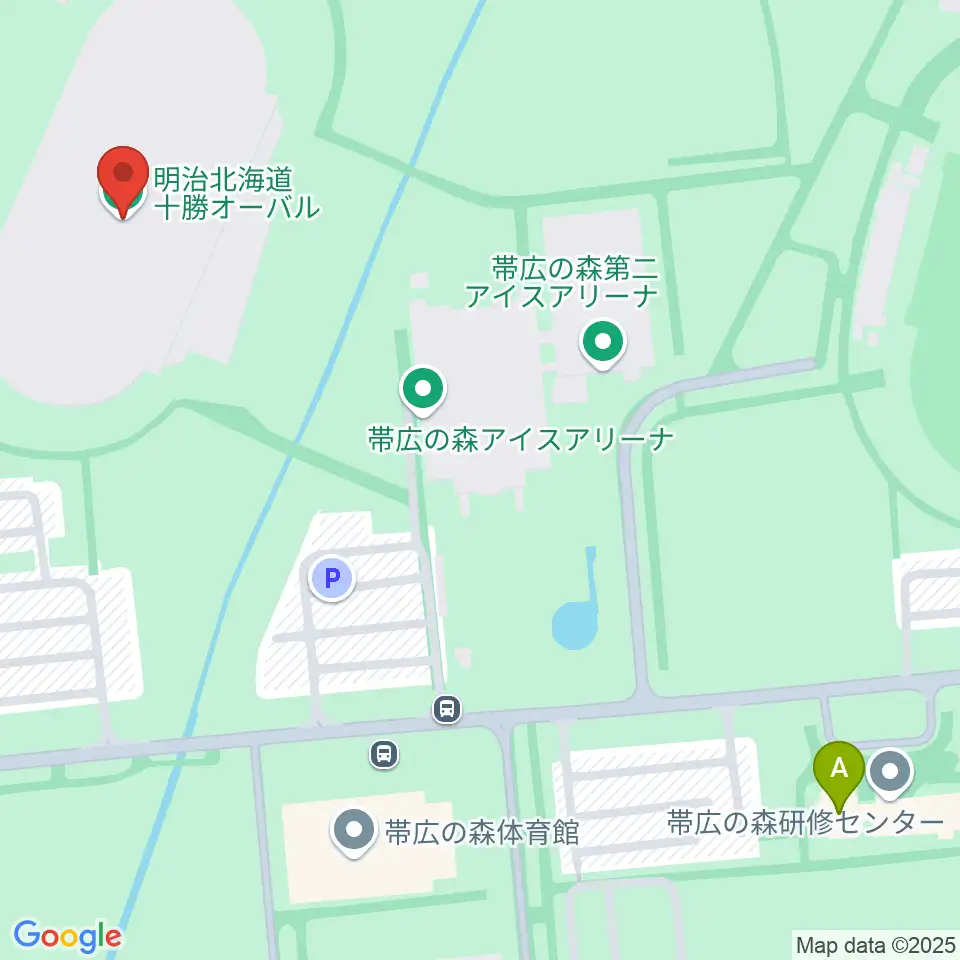 明治北海道十勝オーバル周辺のファミレス・ファーストフード一覧地図