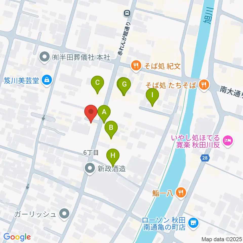 K-studio周辺のファミレス・ファーストフード一覧地図