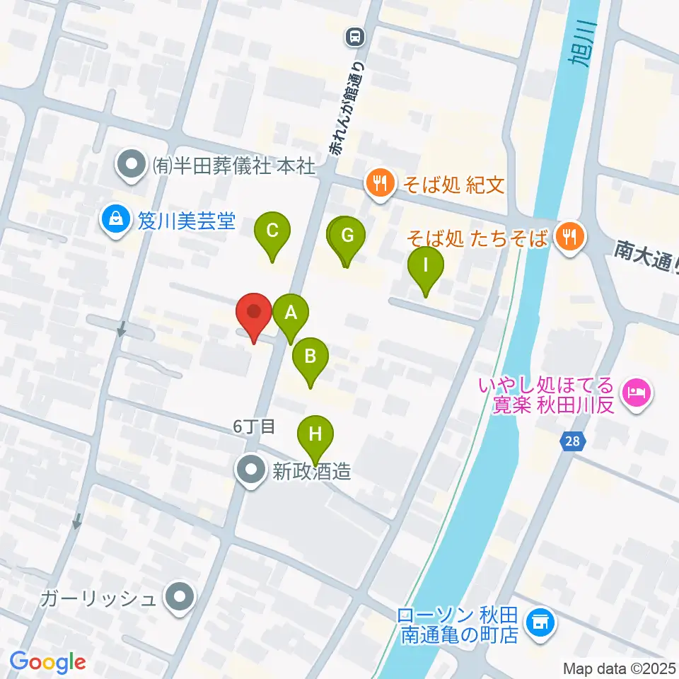 K-studio周辺のファミレス・ファーストフード一覧地図