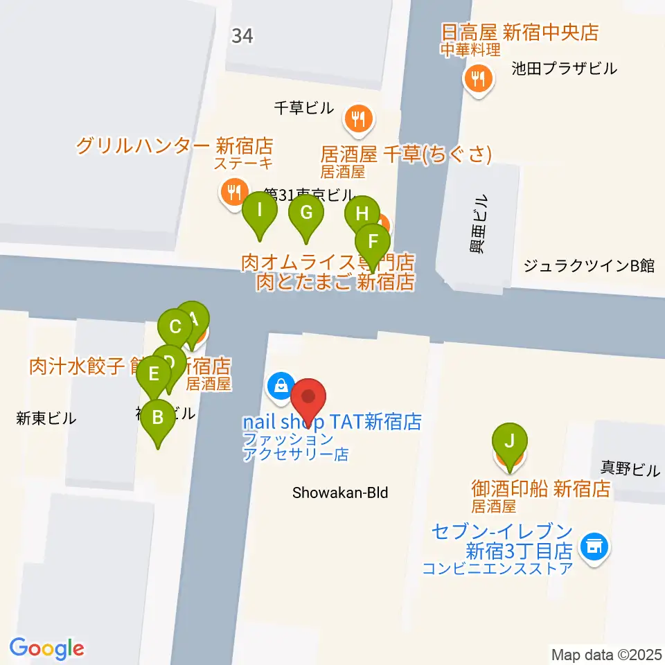 K’s cinema周辺のファミレス・ファーストフード一覧地図