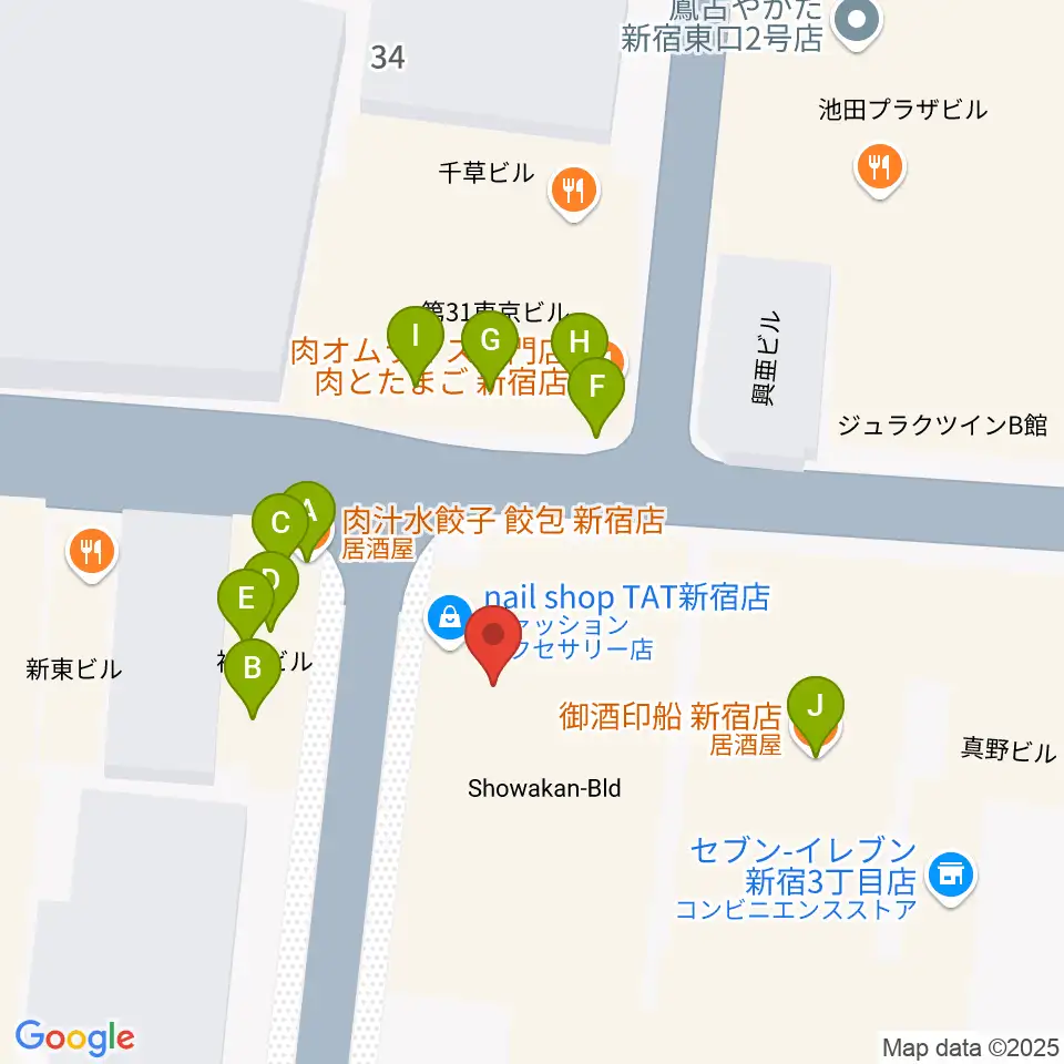 K’s cinema周辺のファミレス・ファーストフード一覧地図