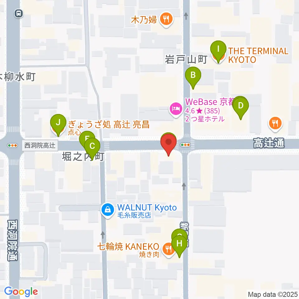 ティーステップ周辺のファミレス・ファーストフード一覧地図
