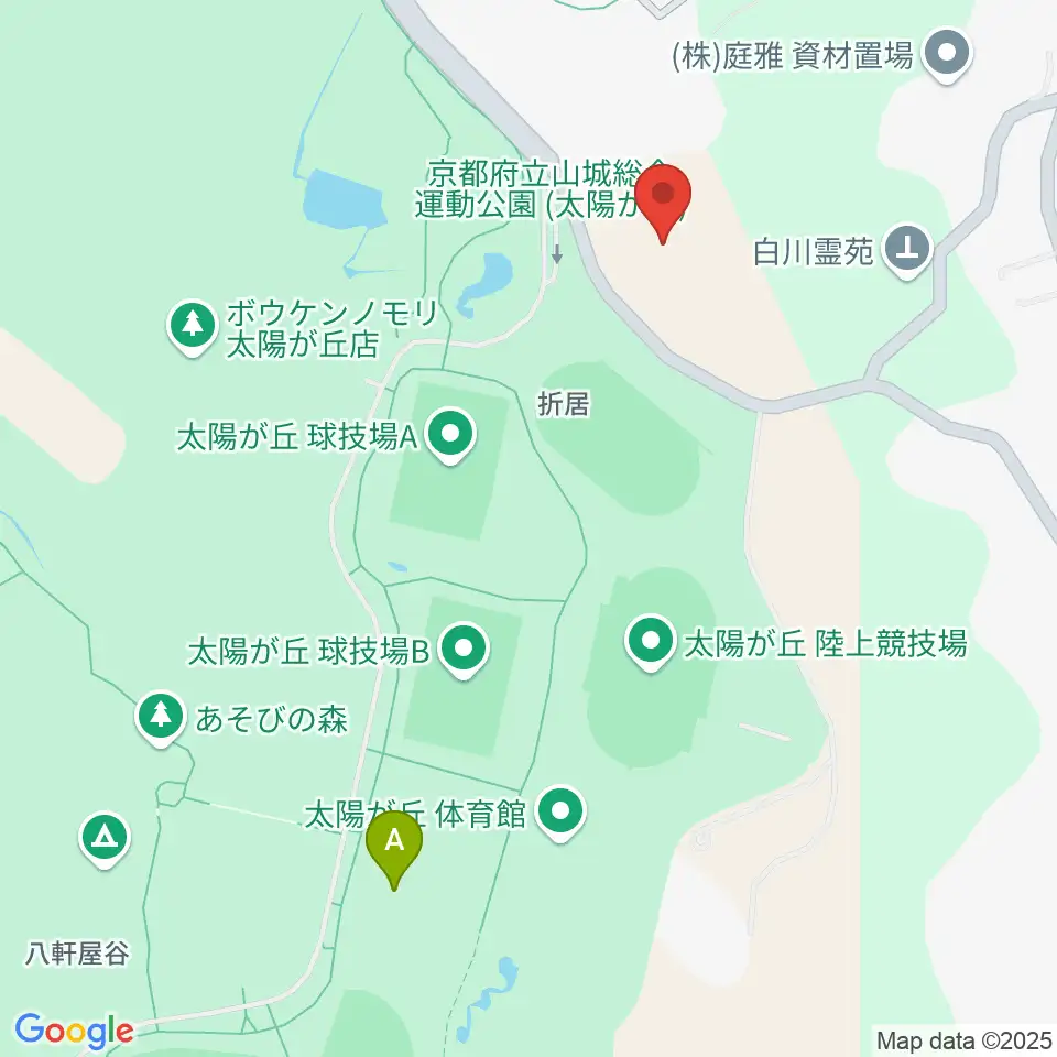 木下アカデミー京都アイスアリーナ周辺のファミレス・ファーストフード一覧地図