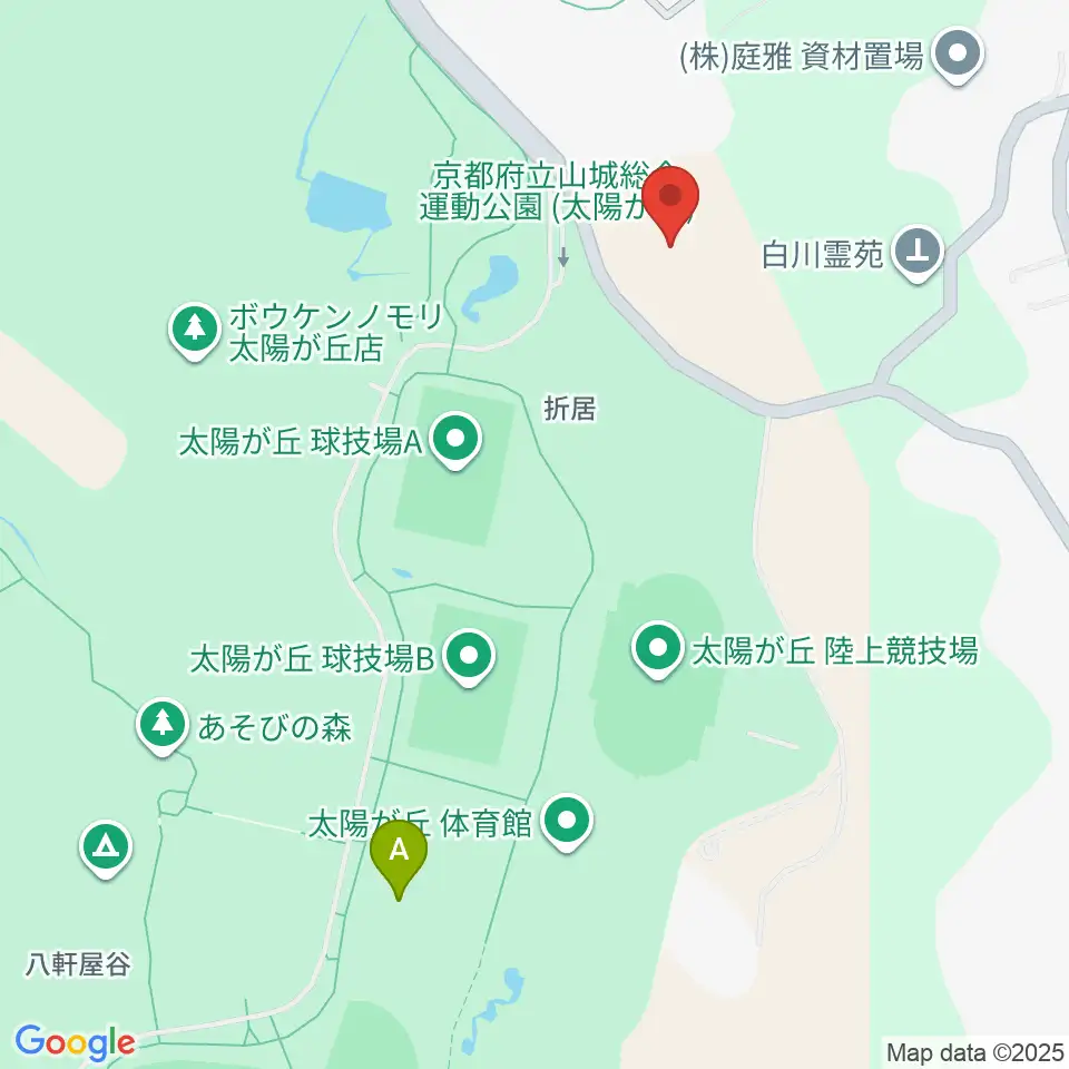 木下アカデミー京都アイスアリーナ周辺のファミレス・ファーストフード一覧地図