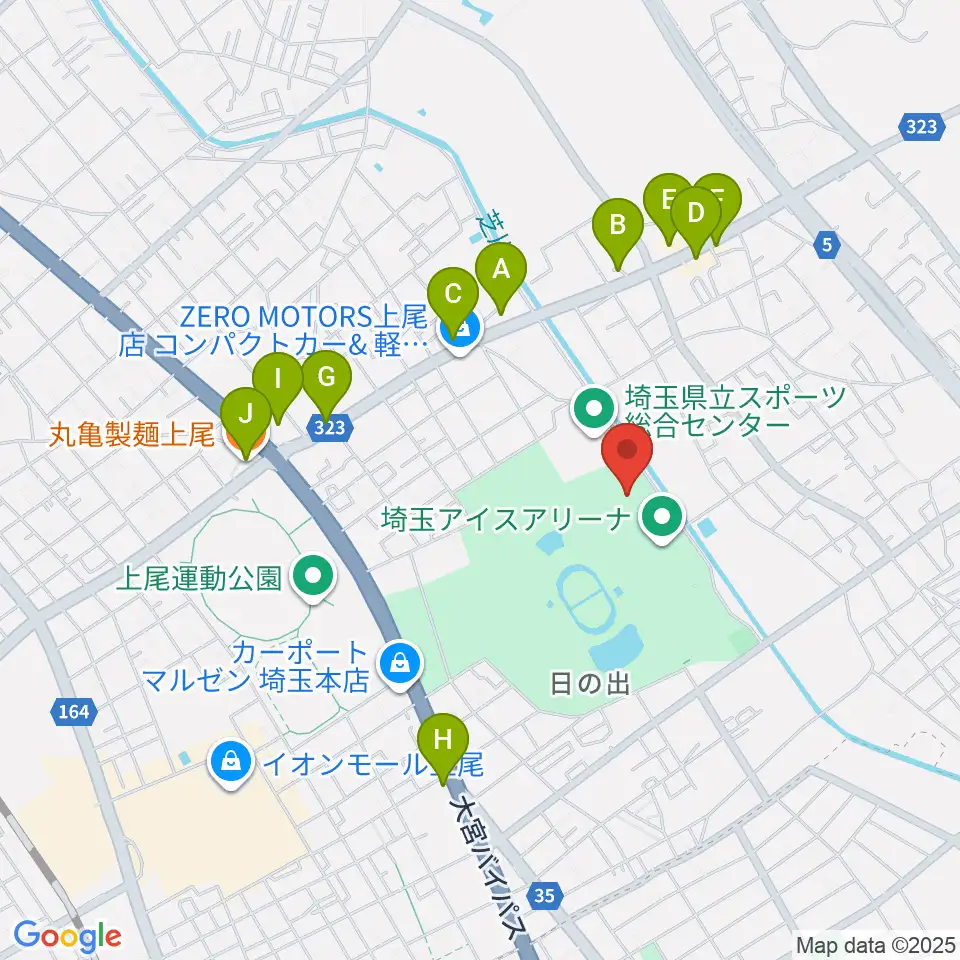 リプロ武道館周辺のファミレス・ファーストフード一覧地図